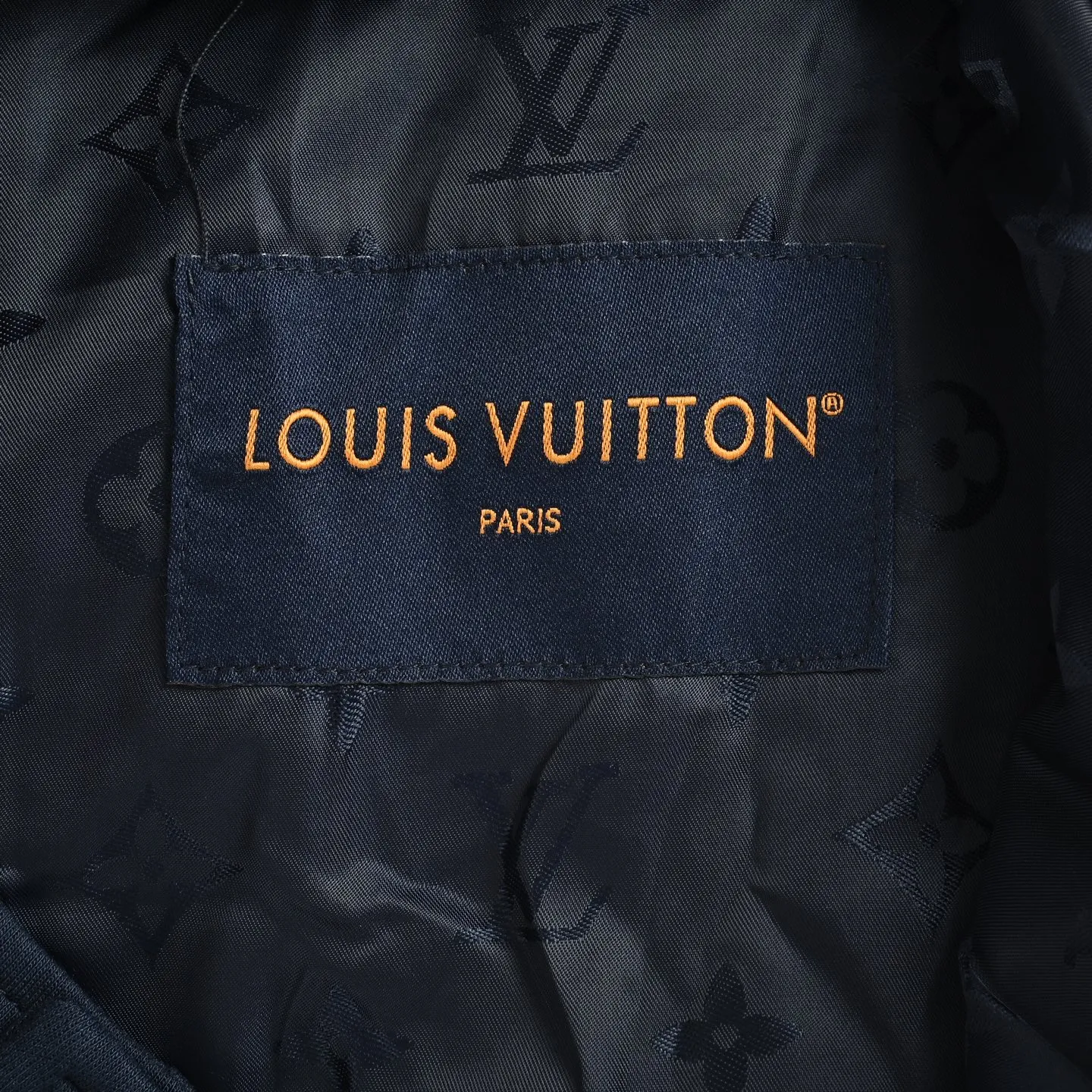 Louis Vuitton/Louis Vuitton 26Fw contrasting letter embroidered baseball jacket